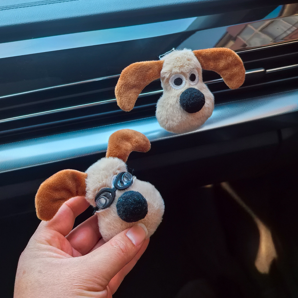Pilot Dog, decoración de salida de aire del coche, decoración de aromaterapia del coche, lindo aire acondicionado, suministros interiores del coche, envío de soporte