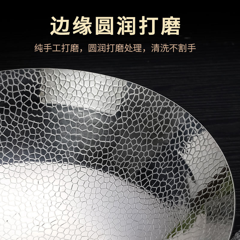 GDAY stainless steel dry pot wooden handle pot alcohol stove pot tripod pot catering pot heating pot bacon pot can be equipped with a lid