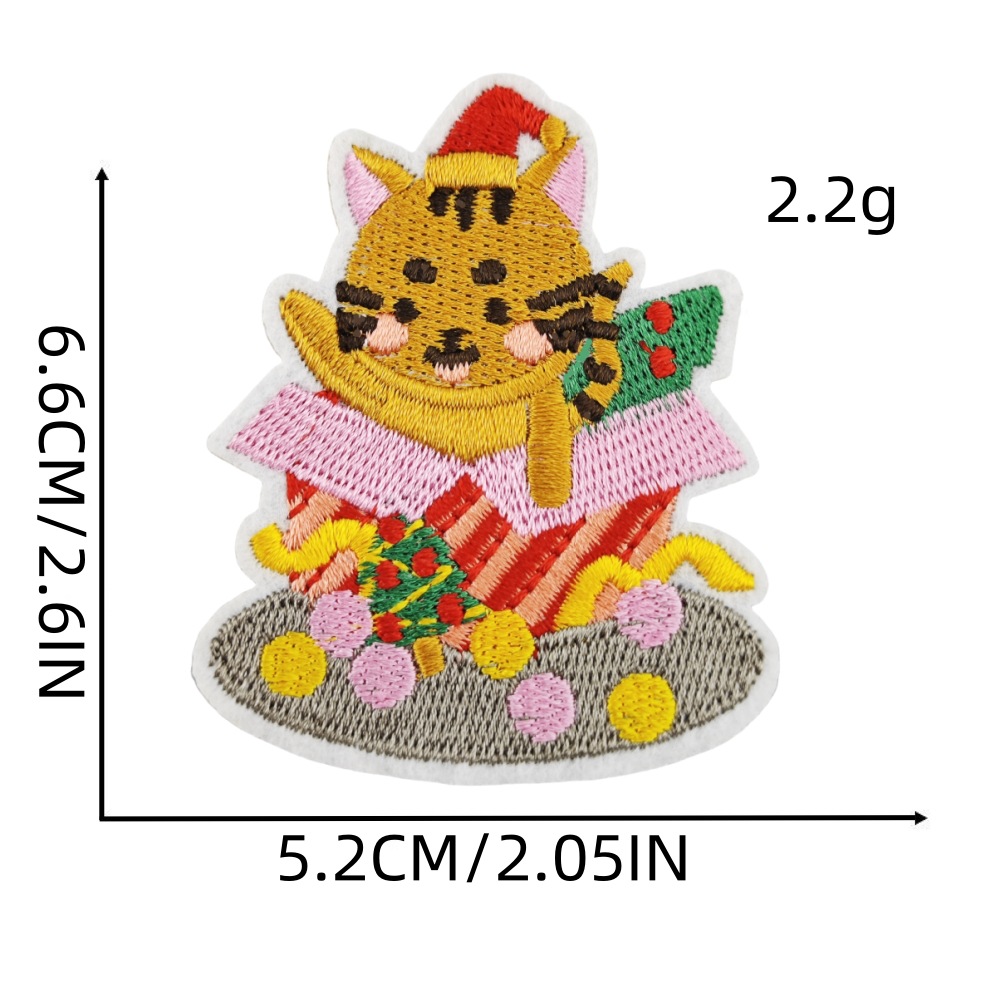 3g Weight Clothing Sticker Patches Classification 1 Piece, 1 Set Quantity Nonwoven, Polyester Material Christmas Festival Letter, Snowman, Snowflake Pattern Cute Style 1 Piece 1 Set Cute Letter Chrismas Snowman Snowflake Nonwoven Polyester Clothing Sticker Patches 13