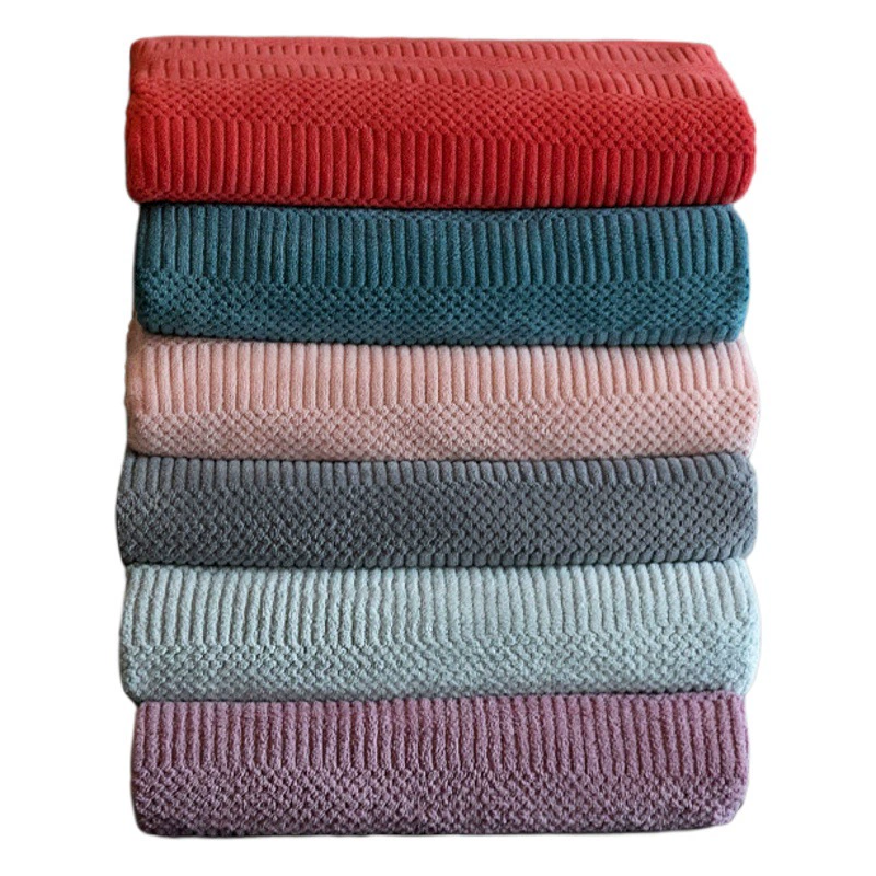 Фабричные оптовые готовые банные полотенца для домашнего использования, благоприятные сетки для мужчин и женщин, большие полотенца, которые впитывают воду, не оставляют ворса и быстро сохнут.