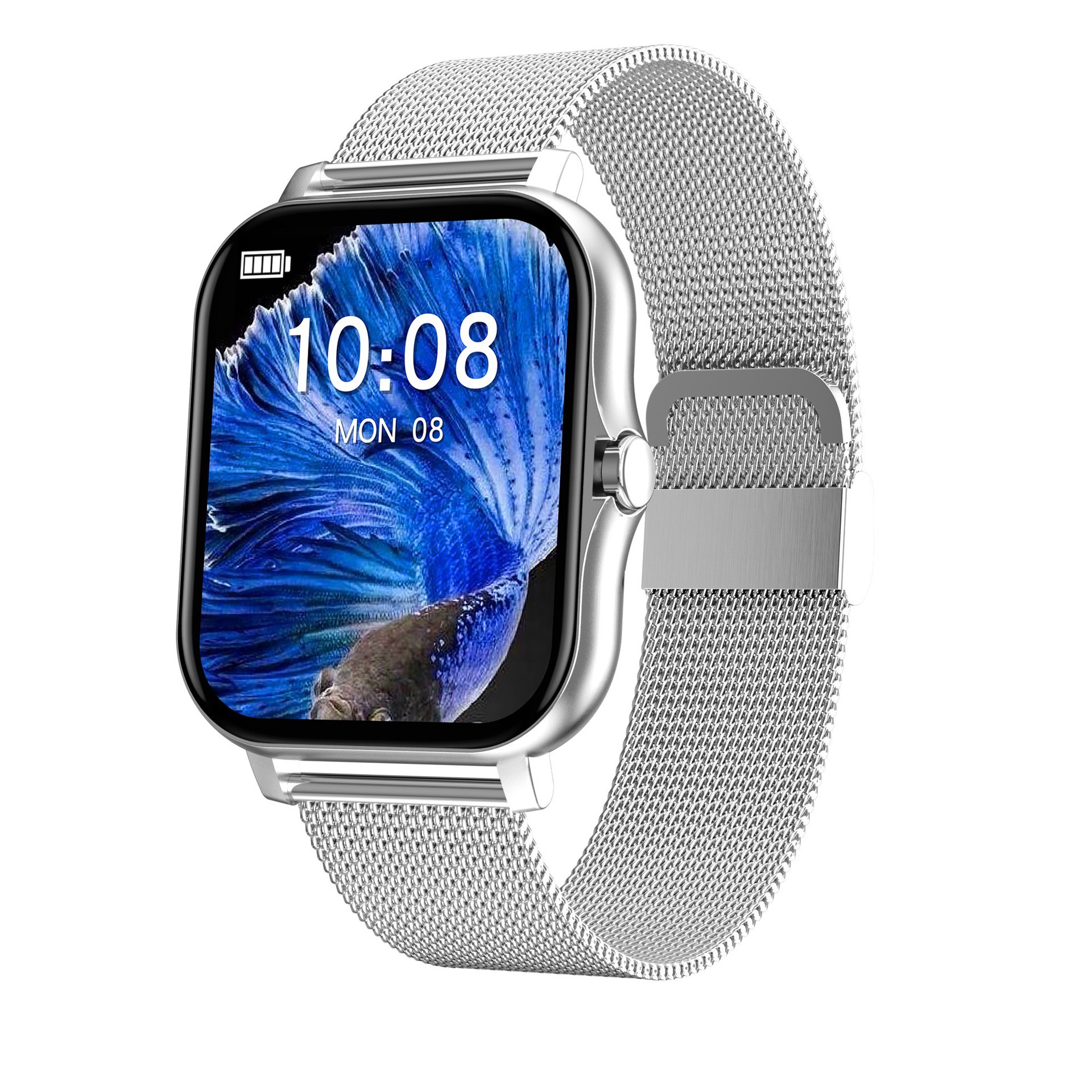 GT20 reloj inteligente Bluetooth llamada música 1,83 pantalla táctil completa Spaceman reloj monitoreo de salud