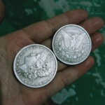 国外copy摩根银币仿古银元38mm铁芯金属工艺品
