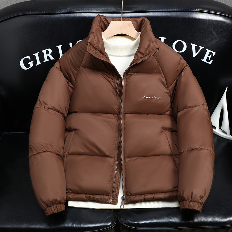 Winterjas voor heren in hip-hop stijl met berenprint warm_voghion.com