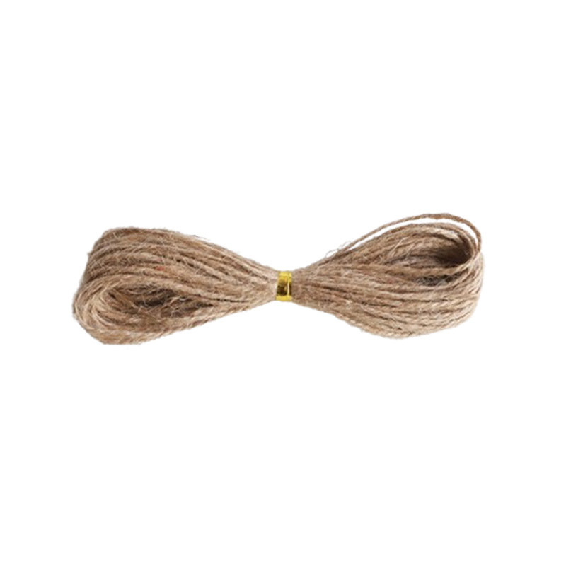 Cuerda de cáñamo Cuerda de cáñamo de bricolaje Cuerda hecha a mano de alta calidad Cuerda de cáñamo de grosor natural Adornos artesanales Cuerda de encuadernación colgante al por mayor image 6