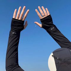 夏季新款冰袖男款袖套2024冰絲冰袖女套袖冰爽炫酷防紫外線防曬外