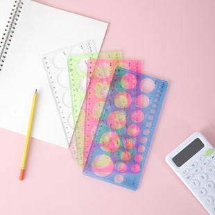Multifunctional Drawing Ruler, School Supplies for Primary School Students, 20cm Straight Rulers, Professional Design Drawing Tools Wholesale