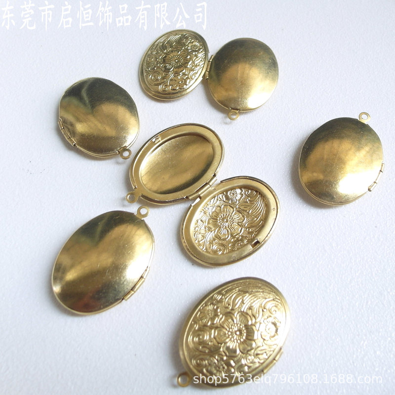 DIY jewelry retro brass openable oval photo box photo frame/necklace for men and women photo pendant manufacturers wholesale DIY jewelry retro brass openable oval photo box photo frame/necklace for men and women photo pendant manufacturers wholesale