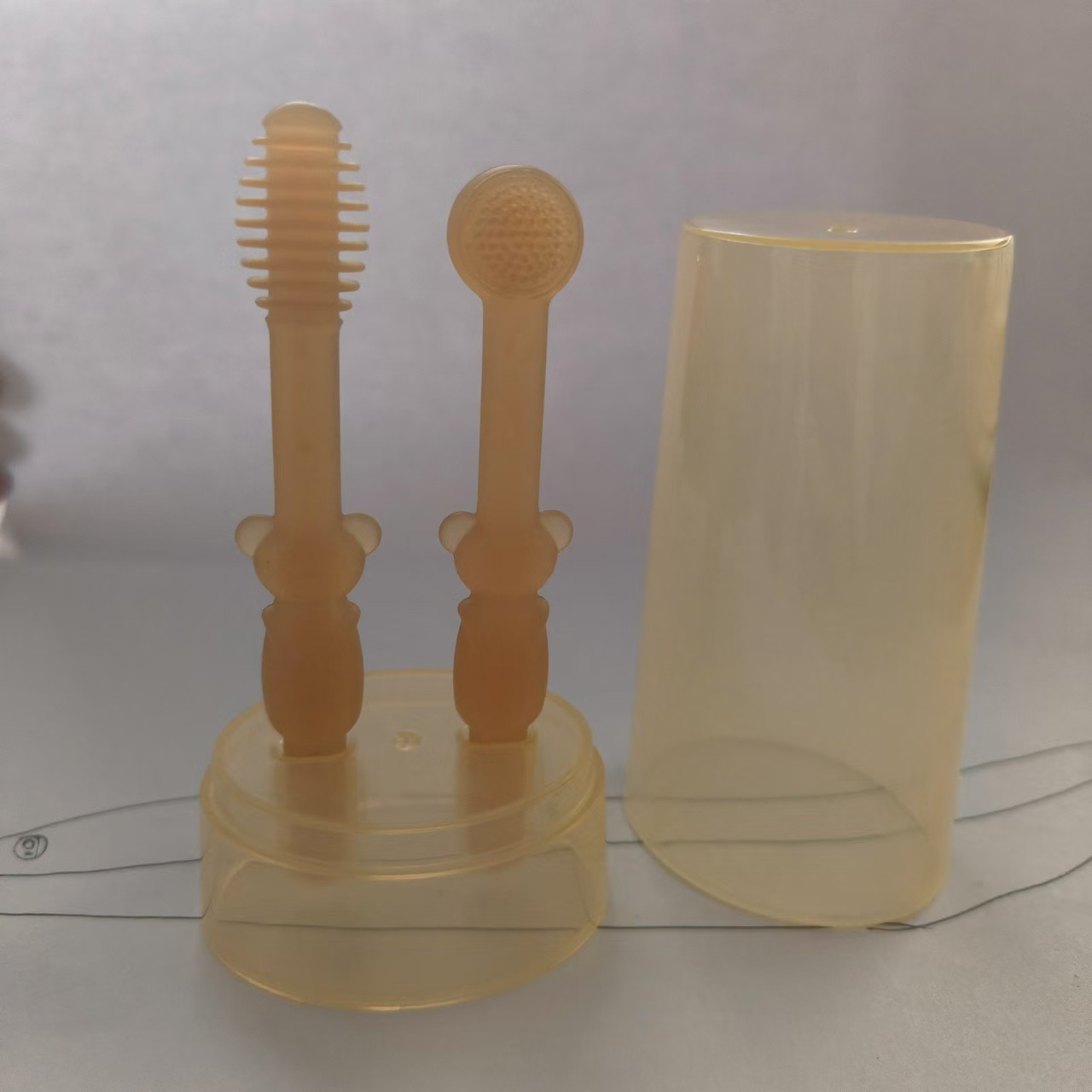 뉴 베어 라운드 헤드 혀 코팅 투피스 세트