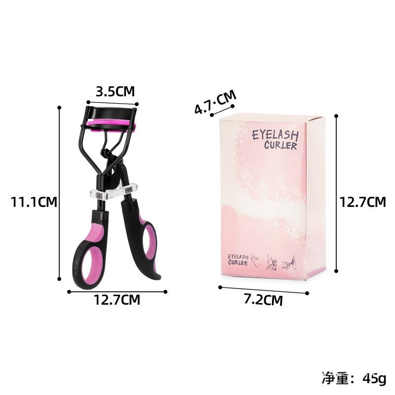 Nielans manejo de dos colores clip de pestañas multicolor opcional de pestañas de ángulo amplio fácilmente enrollar pestañas fijación clip de pestañas