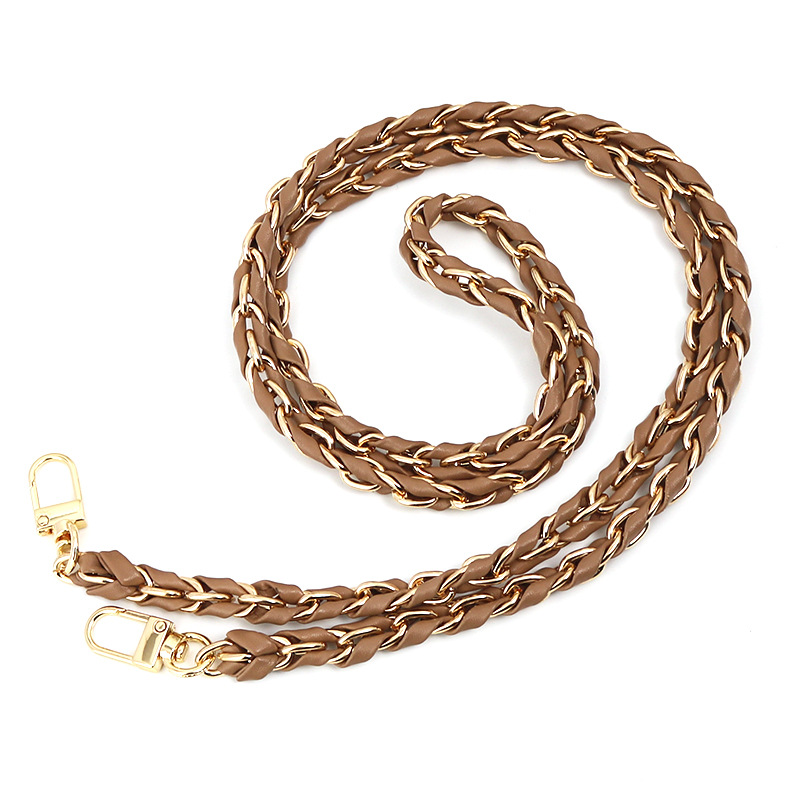 Bolso de verano para mujer con correa de cadena de cuero PU, correa de cadena de estilo Chanel, cadena de metal diagonal transversal estilo ins.