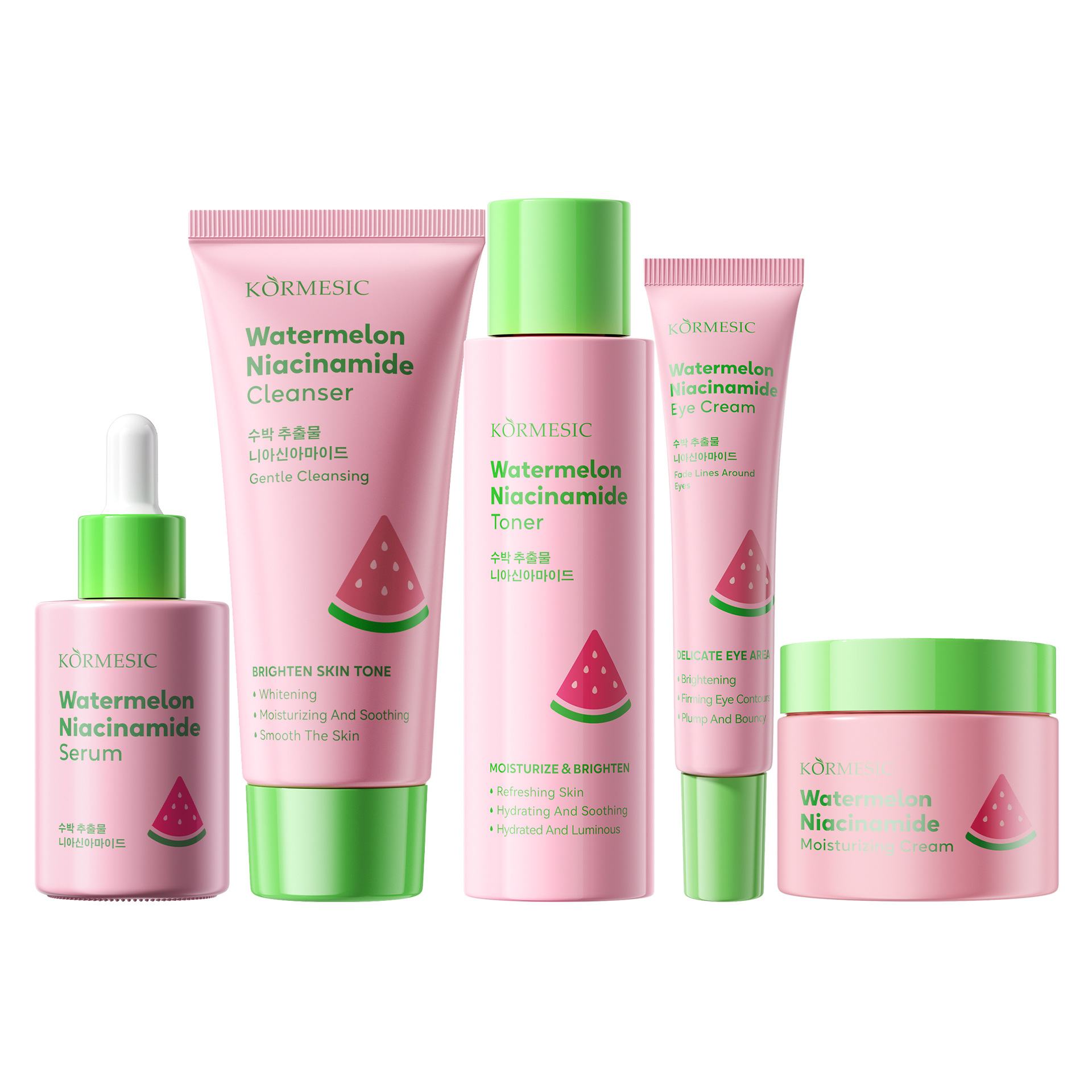 KORMESIC melonía nicotinamida serie de cuidado de la piel hidratante suave limpieza de la piel facial al por mayor transfronteriza image 6