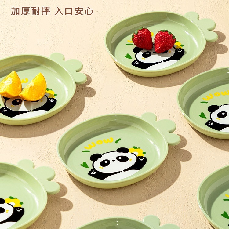 吐骨碟家用新款塑料吐骨头渣盘子碟子食品级餐桌垃圾盘无|undefined