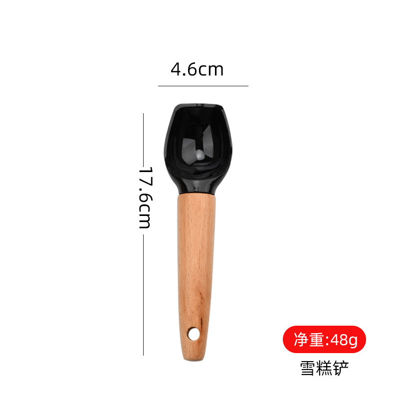 Cuchara de helado de haya