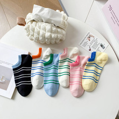 襪子夏季薄款女船襪不掉跟女士短襪棉批發諸暨襪業無骨少女隱形襪