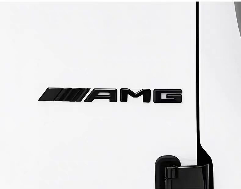 Suitable for Mercedes-Benz GT50 GT53 G63S fender side emblem, AMG tail emblem, car logo, letter sticker, word mark, logo
