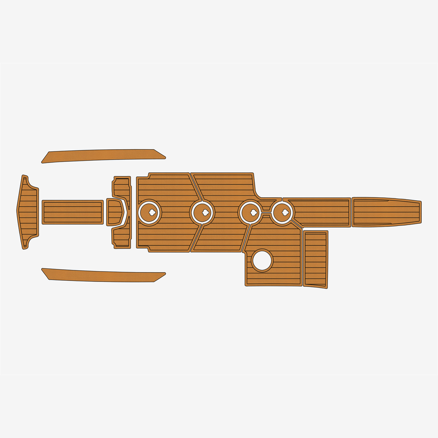 2017 Mastercraft  XT23 Faux EVA teak Marine mat Floor