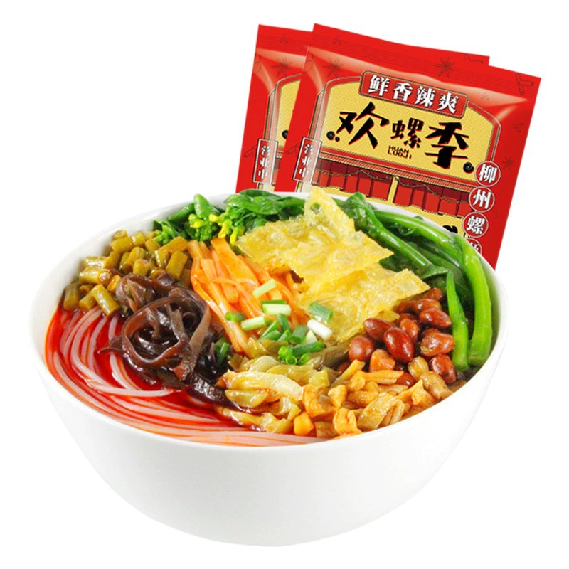 Порошок Huan Luo Ji Luo Shi 300 г Гуанси специальность Liuzhou Luo Shi порошок в мешках горячий и кислый порошок лапша быстрого приготовления оптом