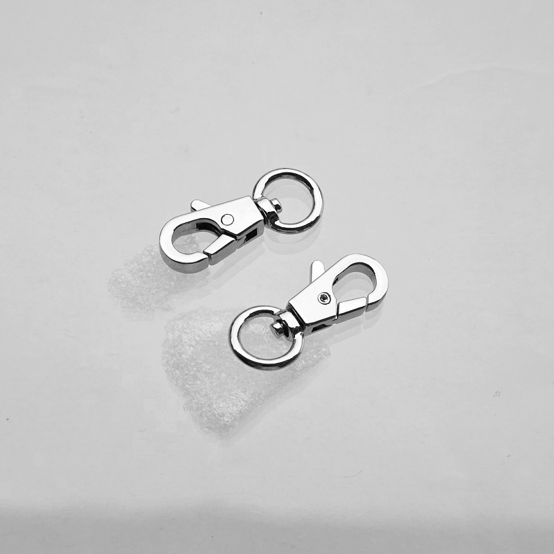 Accesorios metálicos rectangulares de placa de bloqueo doble D gancho de tornillo de bloqueo arco pequeño platino Kelly bolso de mujer tornillo de clavo