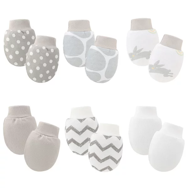Foreign trade Europe and the United States cross-border e-commerce newborn anti-scratch face gloves baby anti-scratch gloves