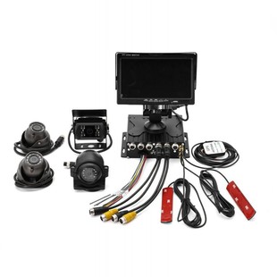 Fenglai K10 Four-Way Car Mdvr Sd Card Ahd Hd Video Recorder Truck/Bus/Taxi Mdvr