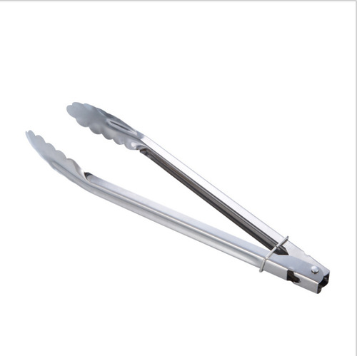 Stainless steel food tongs stainless steel bread tongs barbecue tools cake kitchen food tongs food grade barbecue tongs
