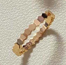 Stackable Plain Band And Tiny Cubic Zirconia Ring Set In Minimalist European Style. Perfect For Work, Daily And Casual Wear. Hypoallergenic And Tarnis_voghion.com