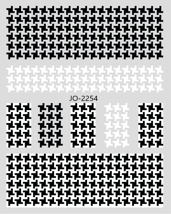 Red popularidad explosiva tablero de ajedrez impermeable cuadrícula mil pájaros cuadrícula pegatinas de uñas decoración de pequeños patrones de accesorios de uñas