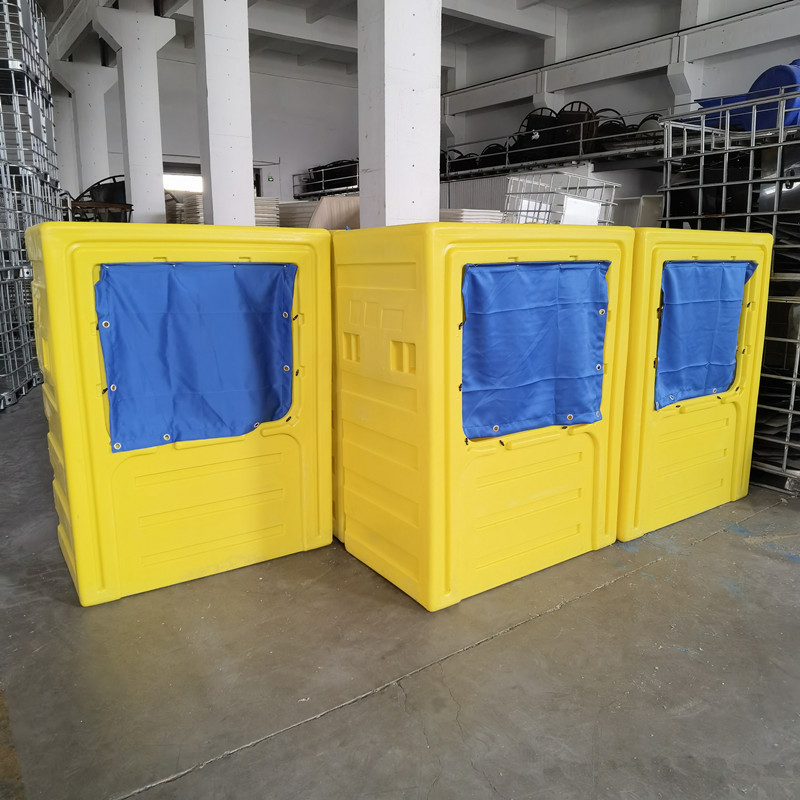 布草笼新款洗脱仓储笼四轮静音酒店异形滚塑全钒液能储存箱