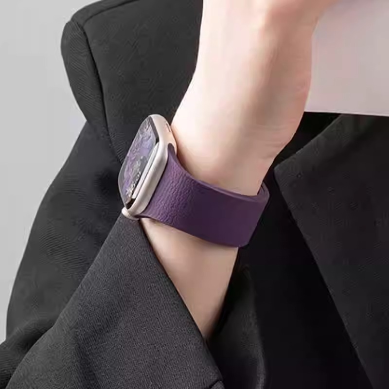 Suitable for Apple iWatch Ultra S10/9/8/7 watch pebbled silicone…