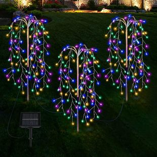 Solar Firecracker Lights Led Copper Wire Lights Christmas Holiday Atmosphere Lights Courtyard Lawn Lights Fireworks Lights