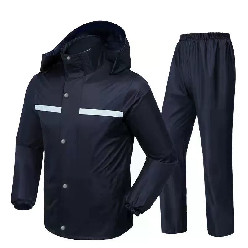 Raincoat, split long electric trousers for adults, men's style