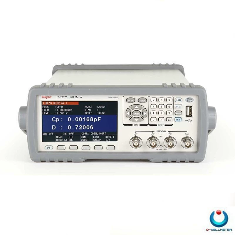 Цифровой мост Changzhou Tonghui TH2817B+ LCR, 100 кГц, 10 точек, базовая точность 0,1%