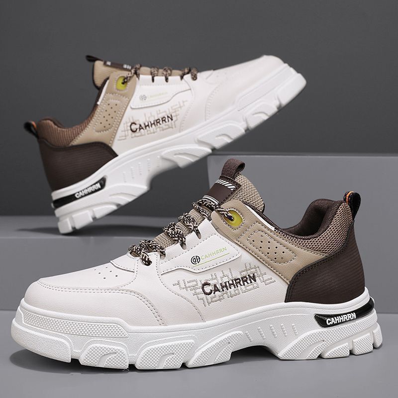 Men's Shoes 2025 New Spring Models Men's Height-Increasing Sports Work Sneakers Youth Casual Low-Top Martin Boots