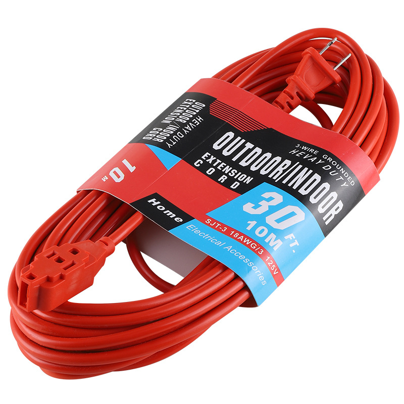 Cable de extensión de 9 agujeros Amazon con dos núcleos de conector polar de estilo americano cable de extensión doméstica interior image 5