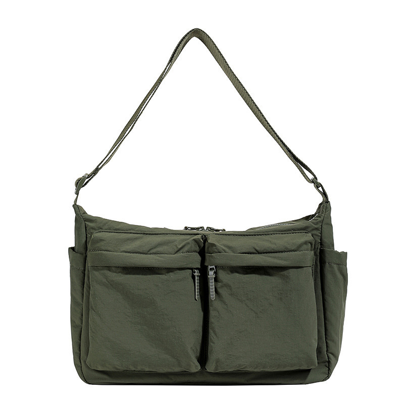 Spring and Summer Unisex Casual Crossbody Shoulder Bag, Water-Resistant Backpack with Multiple Pockets, Suitable for Commuting and Students, Large Capacity
