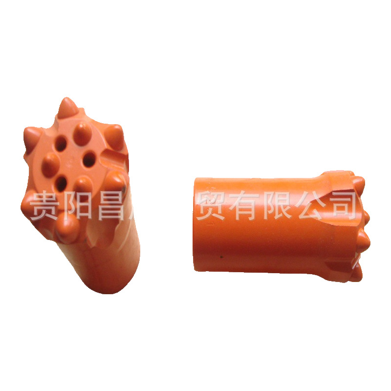 供应贵钢采矿钻车用D45R32螺纹球齿钎头