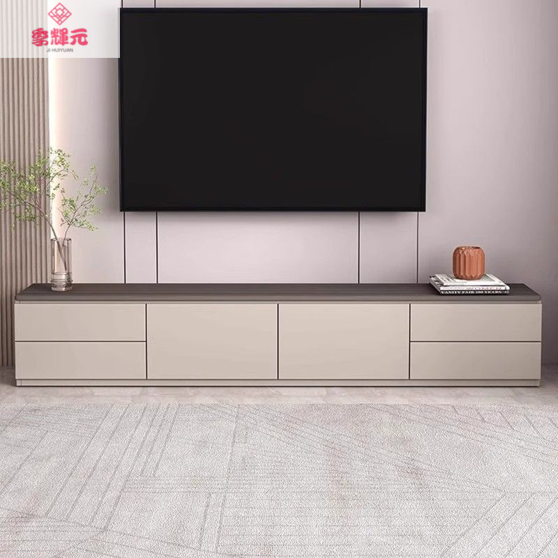 ライト高級テレビキャビネットモダンシンプルハイエンドフロアテレビキャビネットコーヒーテーブル組み合わせリビングルームホームストレージロッカー|undefined