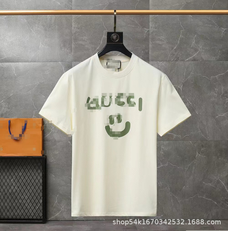 トレンドブランド Gjia Gjia ライトニングベア Tシャツ 夏 プリント ラウンドネック ゆったり 半袖 男女 カップル 親子スタイル|undefined