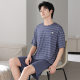 Men's Modal Pajamas Short Sleeve Shorts 2025 New Summer Thin Casual Large Size Can Be Weared Outside Home Clothes