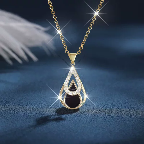 Cross-Border Popular Earrings and Necklaces, Light Luxury High-End Pendant Earrings, Niche Design Jewelry, Women's Jewelry Set