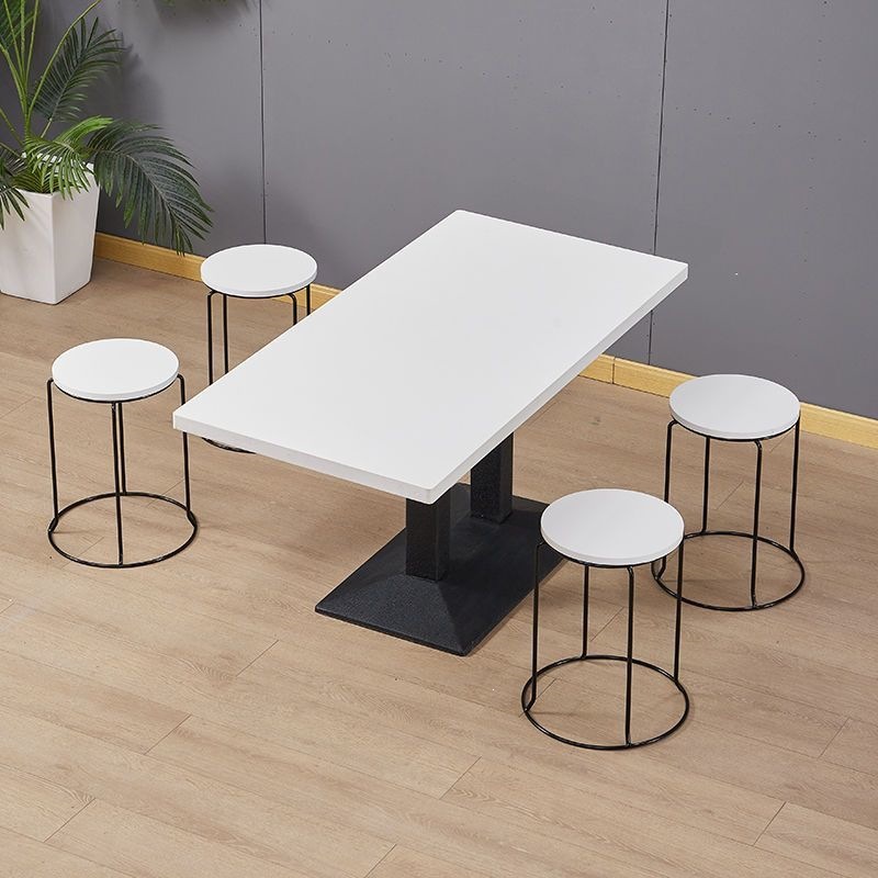 Mesa de comedor de restaurantes, snack shop, mesa y silla de comedor, mesa de comedor, mesa de té de leche, mesa redonda de roca