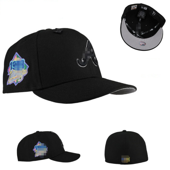 Transfronterizo 2024 Los Ángeles Dodge Grand Valley Gorra de béisbol ganadora plana Sombrero de ala plana no ajustable completamente cerrado