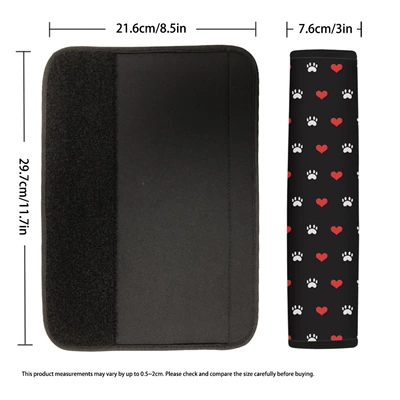 Seat belt shoulder pad, with Hot-Selling Dog Paw Print Design
