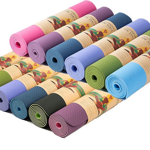 Línea de postura estera de yoga estera de la aptitud estera de yoga función ensanchada pu tirano cuerda saltar estera de yoga estera de goma estera de yoga