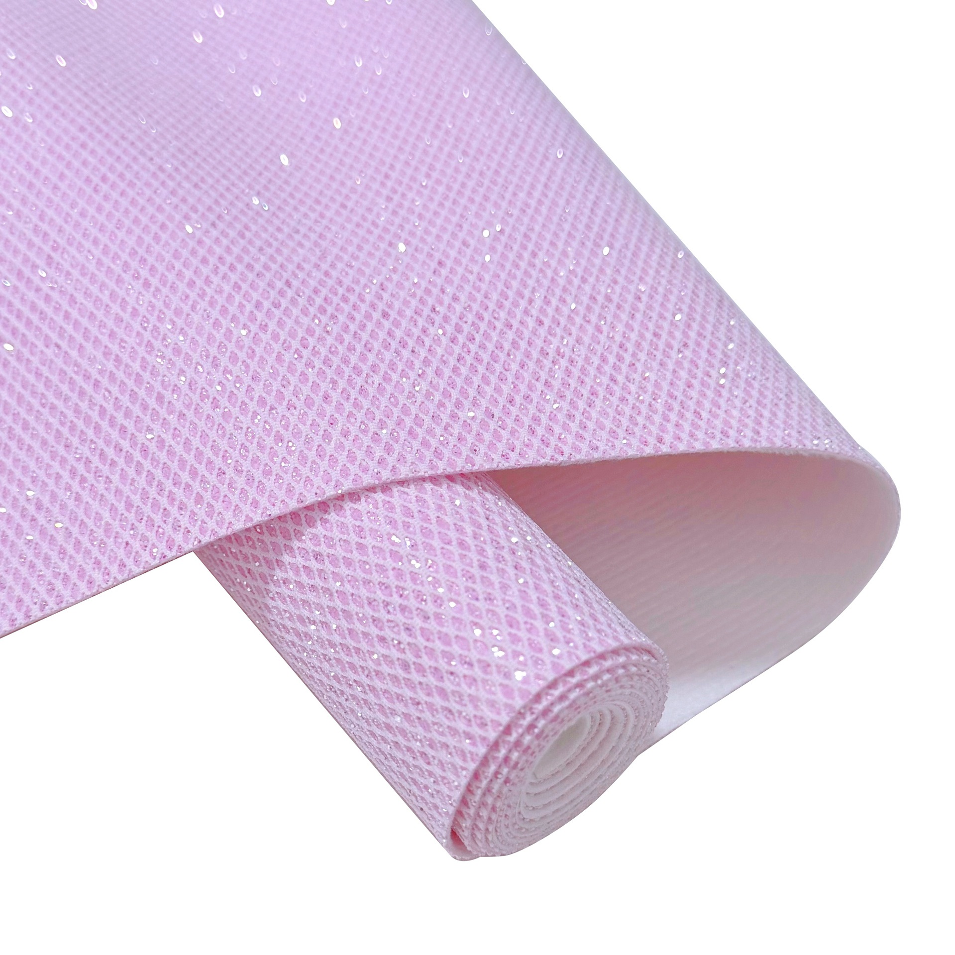 White diamond ribbed (medium flash)