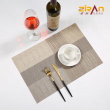 跨境新竹节特斯林餐垫防滑防水防油餐桌垫餐厅厨房隔热垫餐具免洗