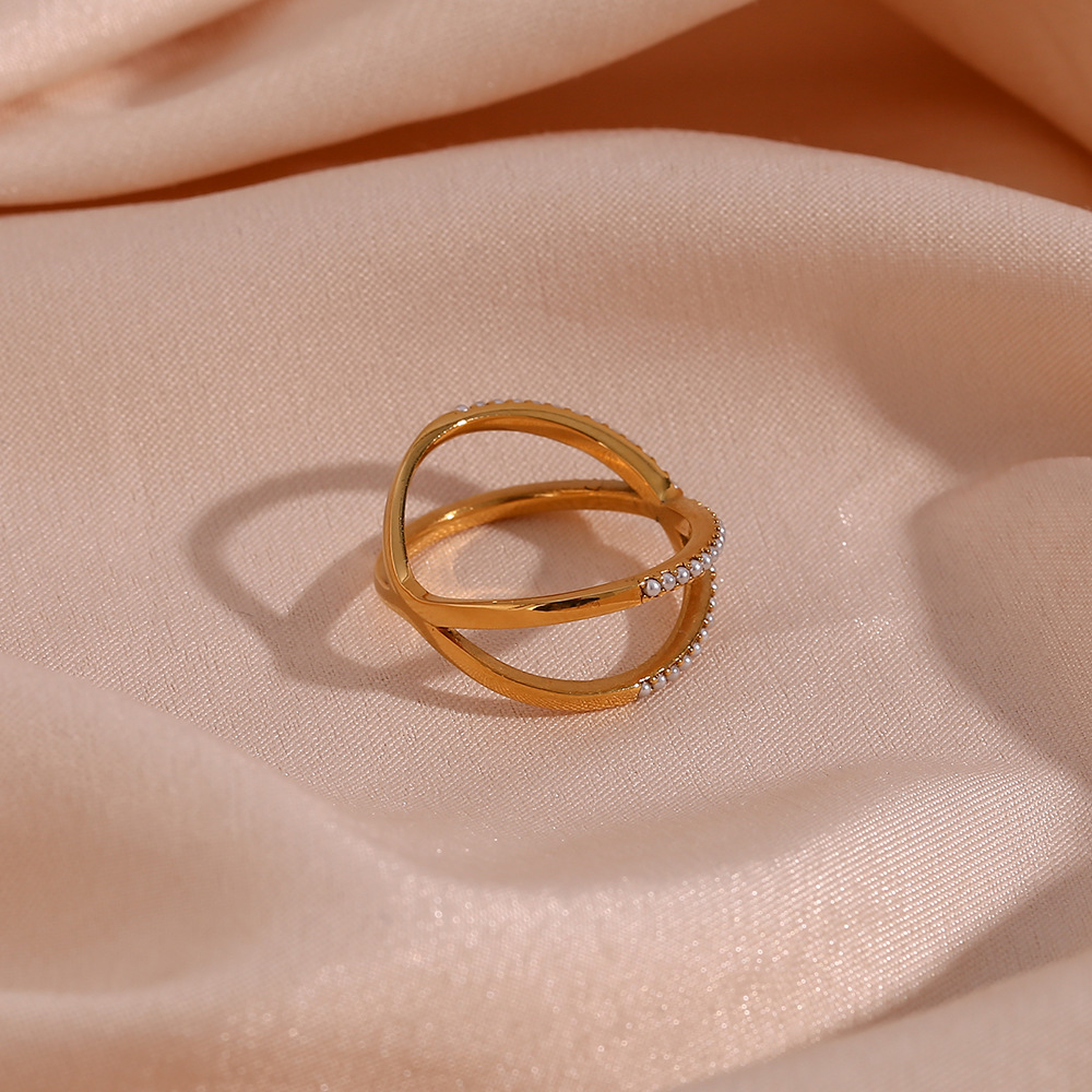 Micro-inlaid Stainless Steel Ring