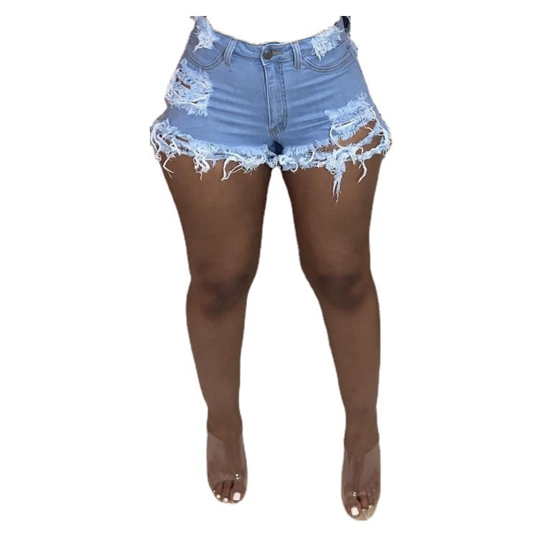 Ripped Jeans Women Shorts - Shorts - Uniqistic.com