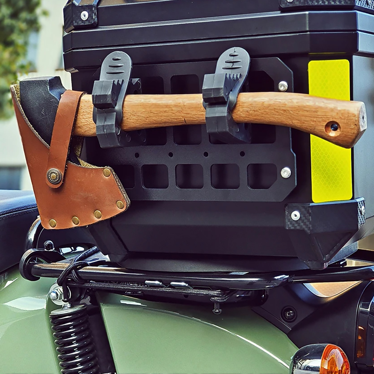 Ready-Made Motorcycle Tail Box Hanging Plate Scooter Rear Tail Box Hanging Plate Electric Vehicle Backup Storage Hanging Plate Bracket Outdoor