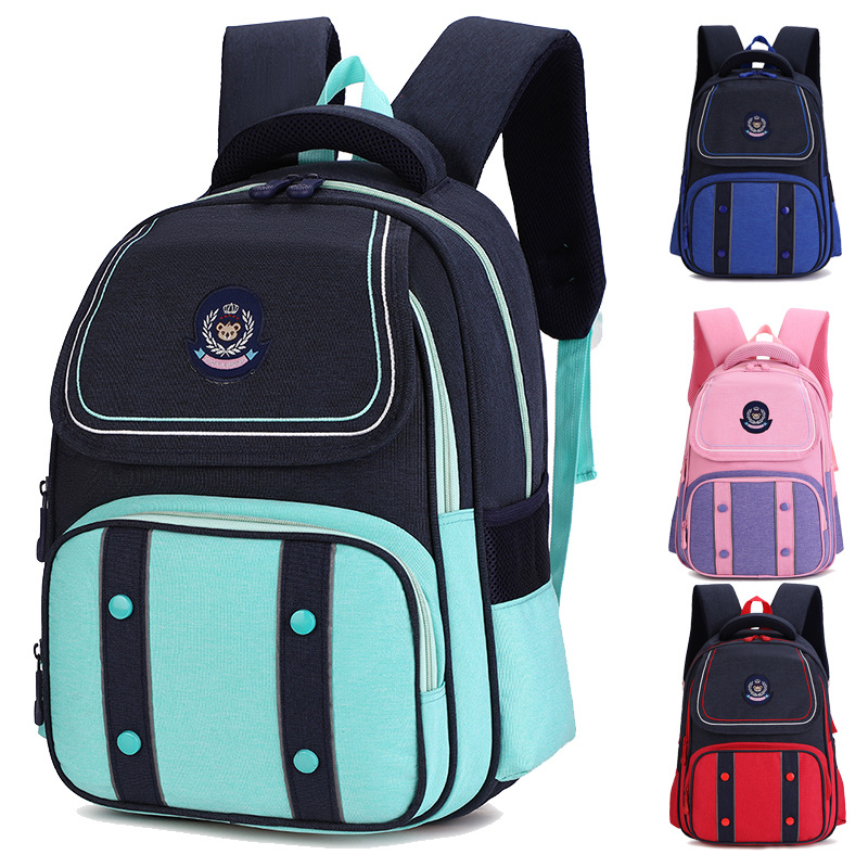 Liquidación estudiante de la escuela primaria mochila femenina Grado 2-3 niños mochila protección de la columna vertebral reducción de la carga Mochila 6-12 años de edad Niño